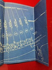 1950 Blueprint Plans for Home Development In Western Pennsylvania