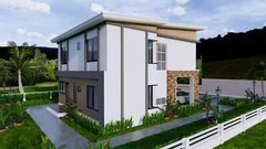 House Plans 9×11 Meter 30×36 Feet 4 Beds 3 Baths Shed Roof (A4 Hard Copy)