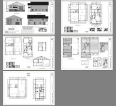 44×48 Apartment with 2-Car 1-RV Garage – PDF FloorPlan – 1,645 sqft – Model 5A