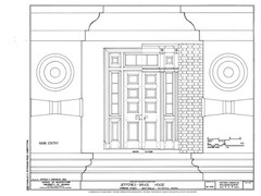Federal Style Brick Home, southern style house plans, detailed blueprints