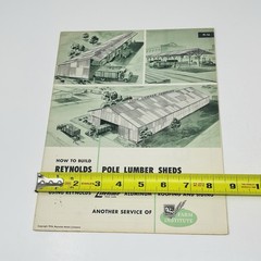 1954 Reynolds Aluminum How To Build Pole Lumber Sheds Plan Blueprint Farm