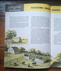 1958 Machine Sheds And Equipment Garage Weyerhaeuser 4 Square Guide Manual Plans