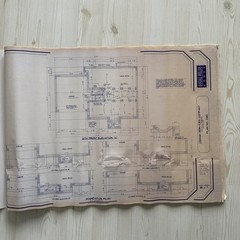 2-Story Colonial Gable-Front House 3 Bed 2.5 Bath 14page ORIGINAL Blueprint 1994