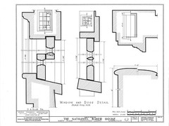 Colonial Cottage, printed architectural plans, detailed timber frame drawings
