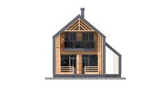 29’x44’ 3 Bed, 3 Bath Premium Barnhouse Architectural Build Plans PDF.