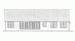 House Plan HOMEPW03307 1480 Square Foot 3 Bedroom 2 Bathroom Country Home