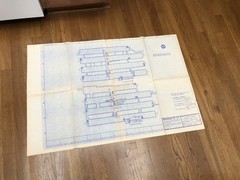 14 Vintage Firestone Tire And Rubber Blue Prints Rare 1980’s