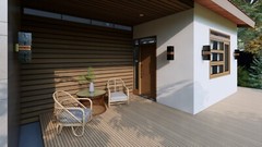 House Plan Modern Home Building / 3 Bedroom, 3 Bathroom with Garage