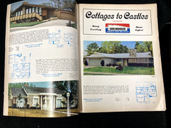 1960’S COTTAGES TO CASTLES, GARLINGHOUSE HOME PLAN SERVICE, 80 DESIGNS/FLR PLANS