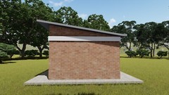 One Bedroom Tiny Home Building Plans – 32’x13′ with 416sqft Living Space