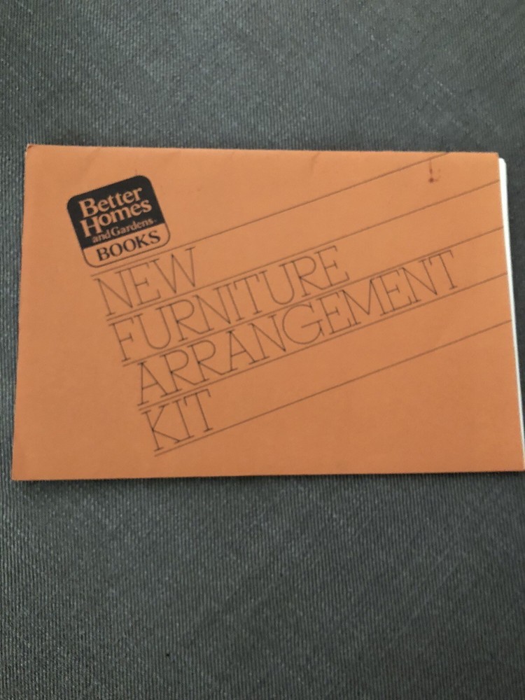 Unused Vintage 1981 Better Homes And Gardens New Furniture Arrangement Kit RARE!