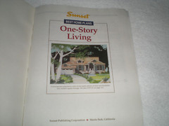 Sunset One-Story Living House Plans 1992