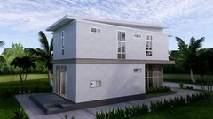 Small House Plan 6.7×10.8 meter 2 Beds PDF Full Plans (A4 Hard Copy)