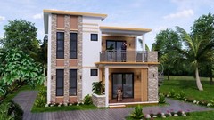 26×36 Feet House Plans 8×9 Meter 3 Bedrooms 2 Baths Terrace PDF (A4 Hard Copy)