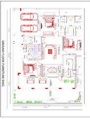 Custom Luxury House Plan | 4 Bedroom Modern Villa Design | 2D CAD + 3DFloor Plan