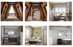 Modern A-Frame 2 Bedrooms, 2 Bathrooms Guest House Plans Architecture Plans 760S