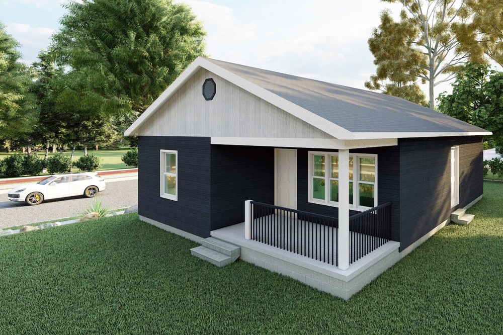 Single Family House featuring 830 SF, 2 Bed, 1 Bath – 28′ x 36′