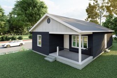 Single Family House featuring 830 SF, 2 Bed, 1 Bath – 28′ x 36′