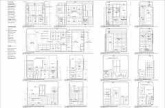 Construction Documents for 3-Bedroom 2-Story American Farmhouse – 1945 sqft