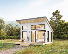 20×20 Lean Modern Cottage Custom Architectural Plans 400SF – PDF Download