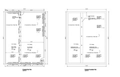 24’x46′ 46’x34′ RV GARAGE PLANS RV GARAGE PLANS 17-3446-RV-GBL- 1