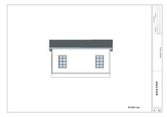 Cottage Tiny House Plan & Wood Cabin 3D images with PDF Blueprint