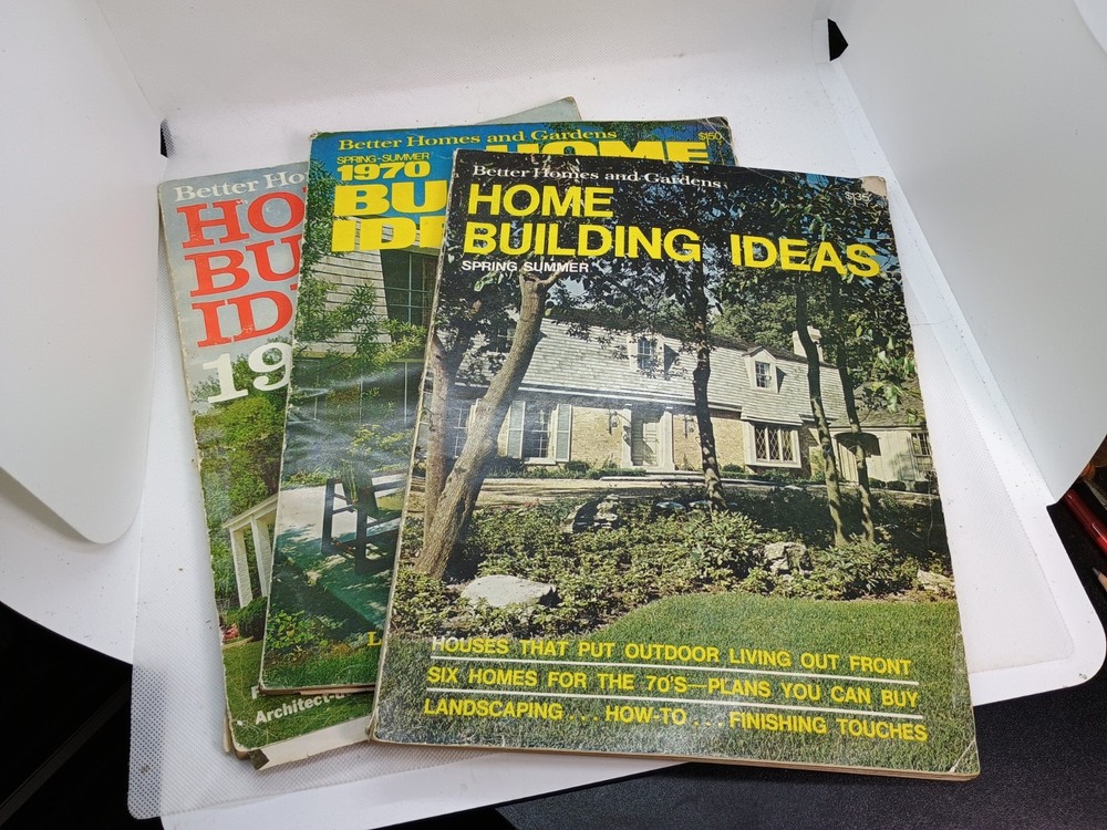 VTG Better Homes & Gardens Home Building Ideas for 1969 & 70 Large Size Lot 3