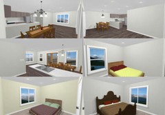 60×50 Apartment with 2-Car 2-RV Garage – PDF FloorPlan – 1,648 sqft – Model 2C