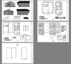 44×48 Apartment with 2-Car 1-RV Garage – PDF FloorPlan – 1,528 sqft – Model 5I