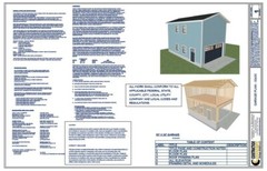 home building plans GIGA Garage Blueprints Plans 20′ x 30′ Two Car Garage