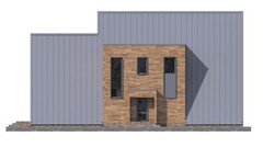 41’x66’ 4 Bedroom, 3 Baths Modern A-Frame Cabin Architecture Plans PDF Download.