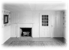 Cape Cod Colonial House Plans, single story w/ attic bedrooms, home plan prints