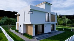 41×35 Feet Small House Plan 12.4×11 Meter 4 Beds 4 Baths Terrace (A4 Hard Copy)