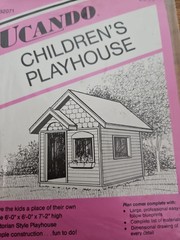 Build Your Own Children’s Playhouse Blueprint Plans Design # B2071 NIP, Ucando