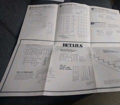 Vintage 1978 Colonial Dollar House Layout Plans By Stanley, “As See On TV”