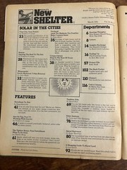 Rodale’s New Shelter Magazine March 1981 urban solar, tankless heaters, spiral