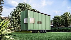 Comprehensive Building Plans for 8′ x 19.5′ Tiny Mobile Home – 156sqft