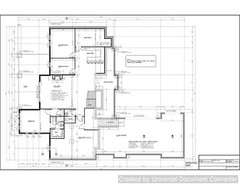 Full Set of single story 3 bedroom house plans 4,840 sq ft