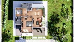 35×35 Feet House Plans 10.7×10.5 Meter 2 Beds 2 Baths Flat PDF (A4 Hard Copy)