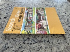 Vintage 1972 MCM Spanish Tudor Home Plans Design Catalog Blueprints Ranch Split