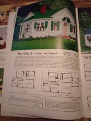2 “ALADDIN READI-CUT HOMES”. HOUSE PLANS “PRE-CUT” & SHIPPED-HOME KIT 1949 1951