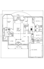 Bowden_2209G 3 bed rm. / 2.5 bath , 2 car garage and formal living and dining.