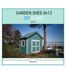 Lot of 14 Garden Shed & Backyard Office DIY Plans and Build Guide | DIY Instruct