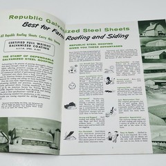 1959 Republic Steel Roofing On Farm Buildings Guide Manual Catalog Book Barn