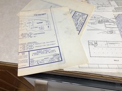 14 Vintage Firestone Tire And Rubber Blue Prints Rare 1980’s