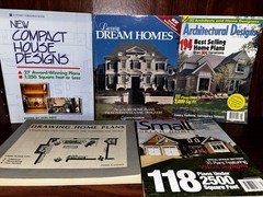 Lot of 5 Architectural Designs/Home Plans Books/Publications Lot#1