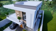 23×33 Feet House Design Plans 7×10 Meter 4 Beds 3 Baths Flat Roof (A4 Hard Copy)