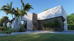 CADFILE BLUEPRINTS CONTEMPORARY HOUSE PLAN ARCHUP #114