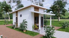 10×20 Ft Small House Plan | 1 Bed 1 Bath | 3x6m PDF + A4 Hard Copy and Cad files
