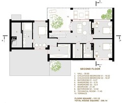 Modern House Plan Building Plans Blueprints 330m 3,550ft